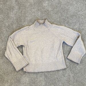 Gap Cashsoft Turtleneck Sweater Taupe